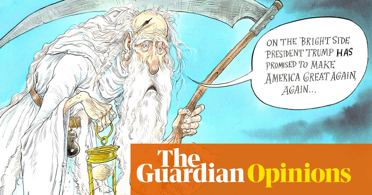 Chris Riddell on what little cheer lies ahead for 2025 cartoon NTA