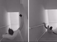 NFL’s Terrion Arnold Scary Tumble Down Flight Of Stairs Captured On Home Video